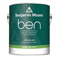 ben® Waterborne Interior Paint- Semi-Gloss N627