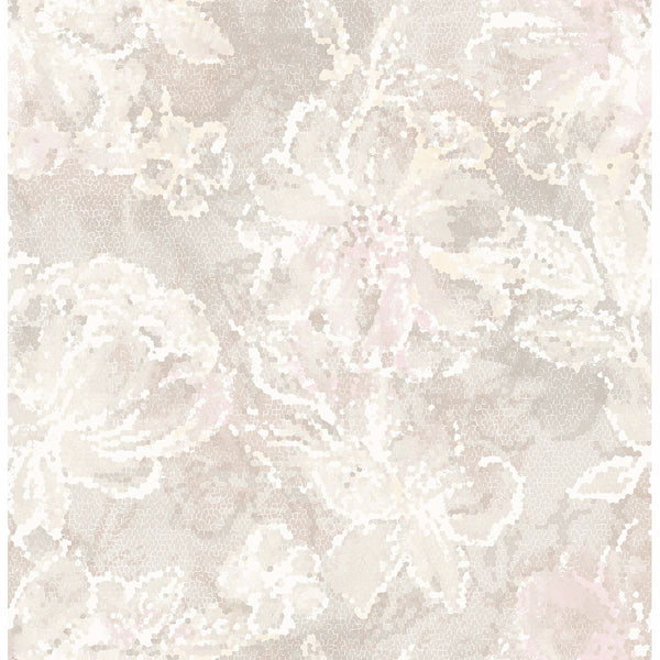 Blush Floral Wallpaper