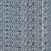 Navy Small Print Geo Wallpaper